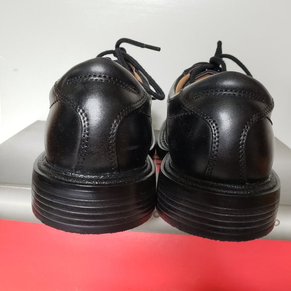 London Underground, Men's Black Leather Chunky Oxford Shoes Men's Size 8 M - Picture 13 of 14